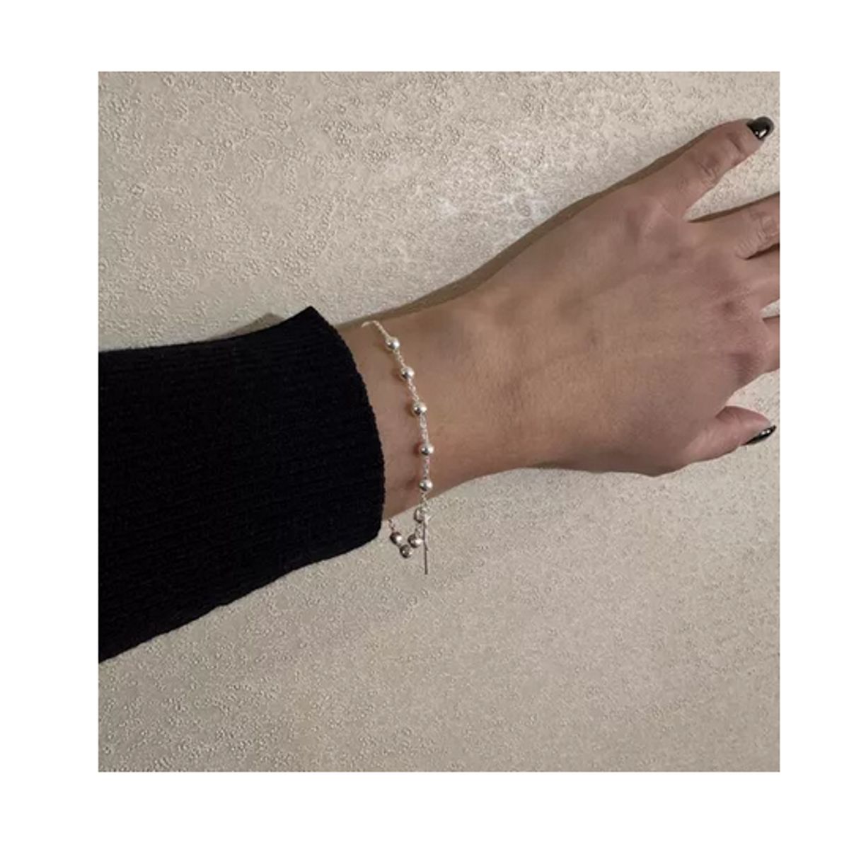 GENERICO - Pulsera Cruz Movible Plata Italiana 925 Mujer