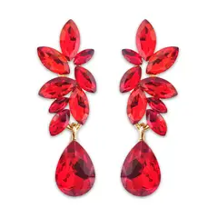 GENERICO - Aros De Fiesta En Fantasía Con Cristales Elegant