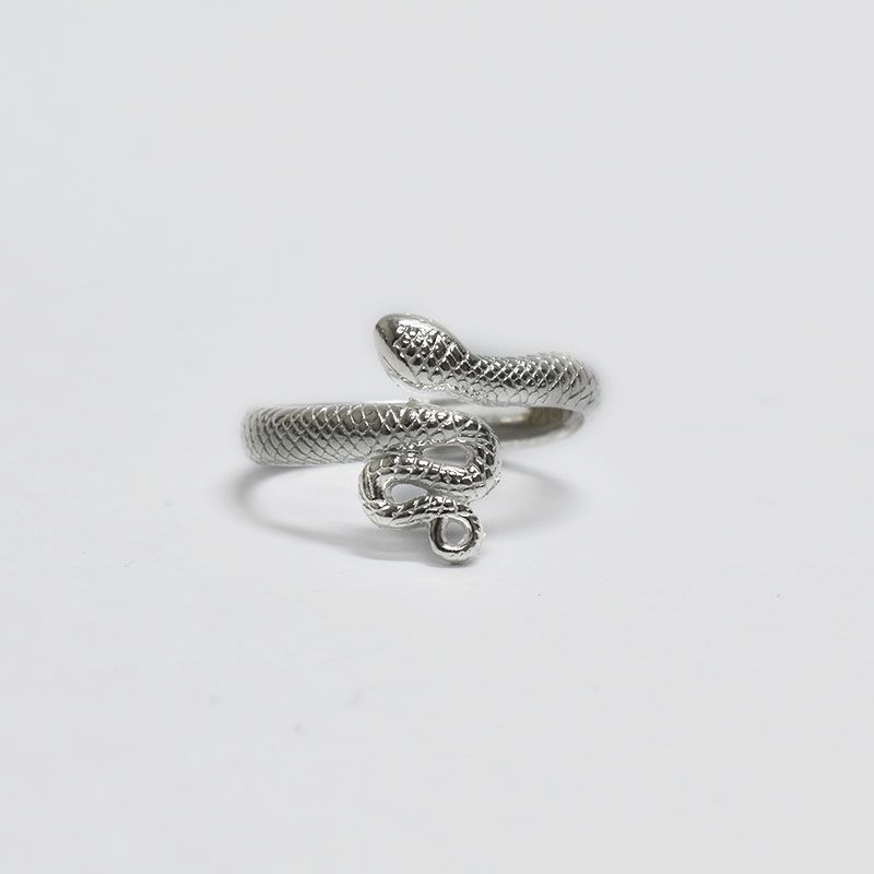 ROSETT - Anillo serpiente troquelada Plata 925