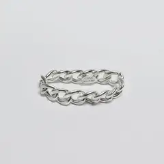 ROSETT - Anillo tejido groumet Plata ley 925