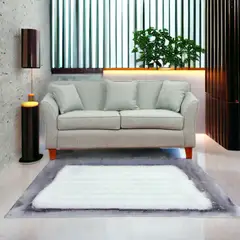 MUEBLES AMERICA - Sofá Lady 3 Cuerpos Lino Verde Agua