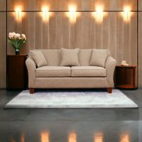 Sofá Lady 3 Cuerpos Lino Beige