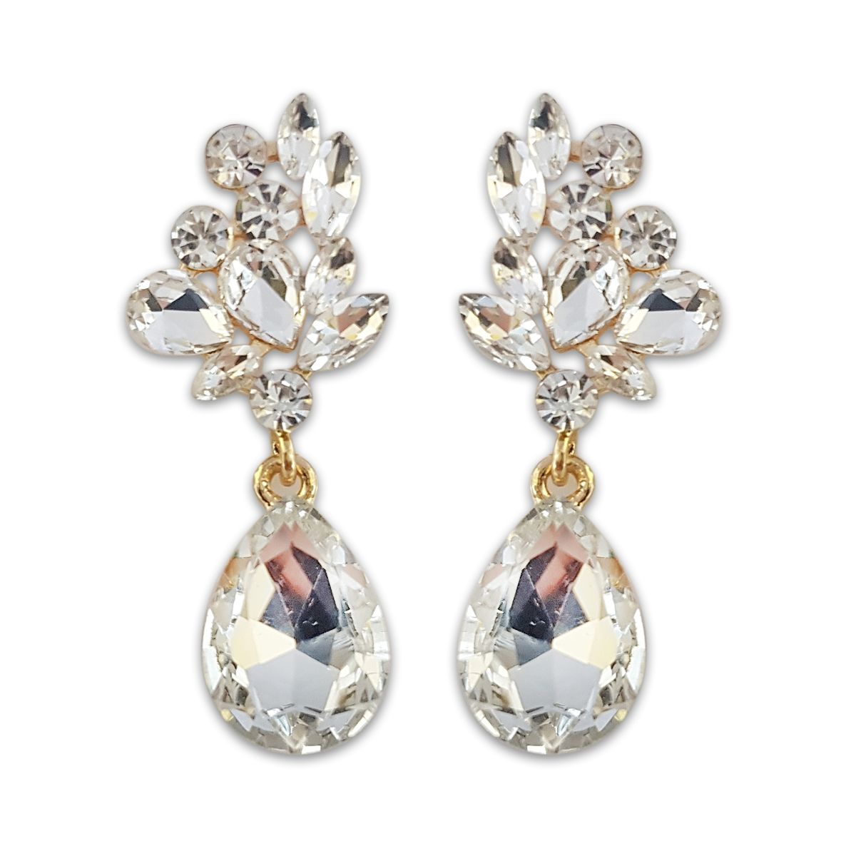 GENERICO - Aros De Fiesta En Fantasía Con Cristales Wonderful