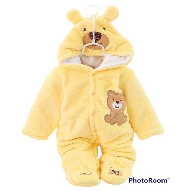 ANGO - ENTERITO ACOLCHADO TERMICO BEBÉ BEAR AMARILLO