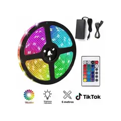 GENERICO - TIRA CINTA DE 300 LED 5 METROS MULTICOLORES