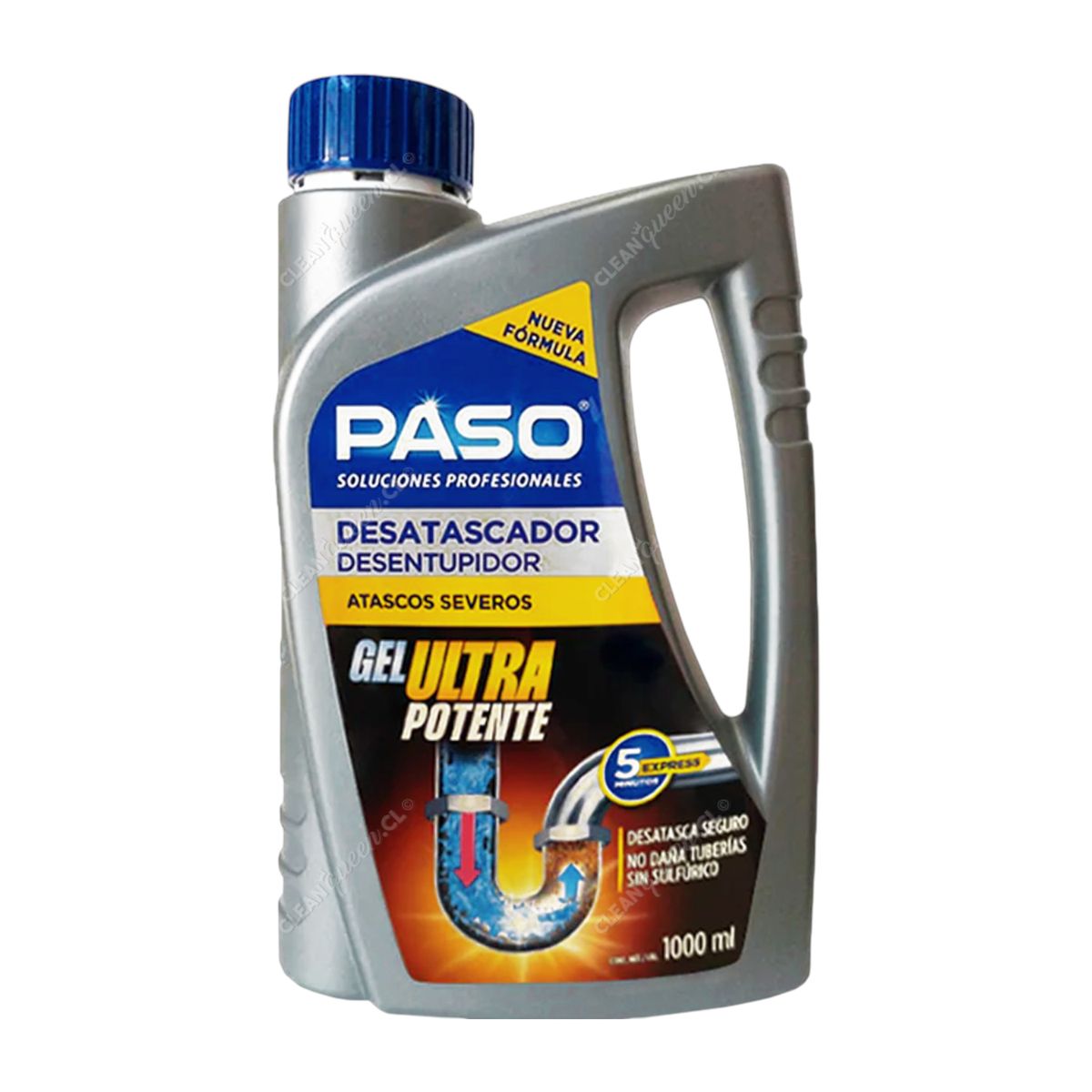 PASO - Destapa Desatasca Cañerias Atascos Severos Gel 1l