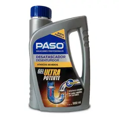 PASO - Destapa Desatasca Cañerias Atascos Severos Gel 1l