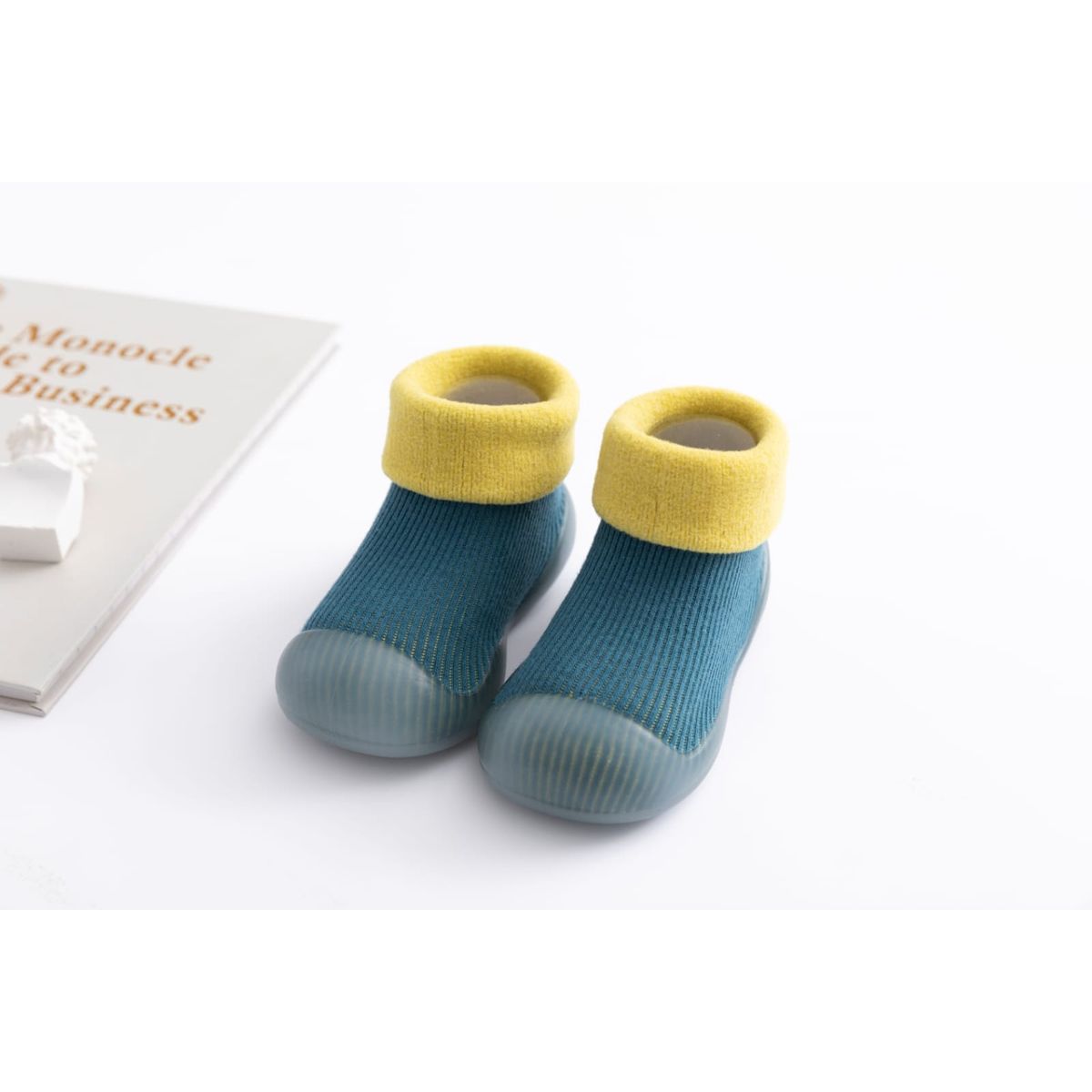GENERICO - Zapato Calcetin Polar bebes niños y niñas - Suela de goma
