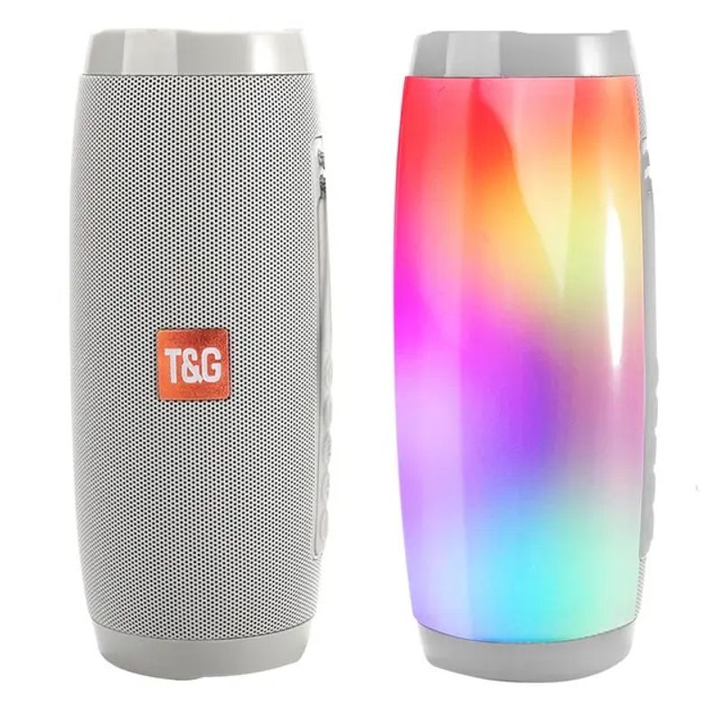 GENERICO - Parlante Portátil Bluetooth Altavoces inalámbricos Waterproof Luz LED