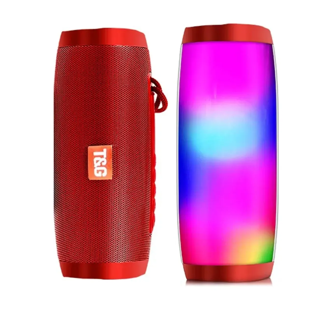 GENERICO - Parlante Portátil Bluetooth Altavoces inalámbricos Waterproof Luz LED