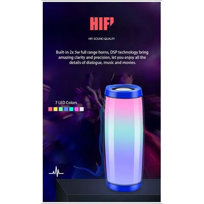 Imagen 2 del producto Parlante Portátil Bluetooth Altavoces inalámbricos Waterproof Luz LED