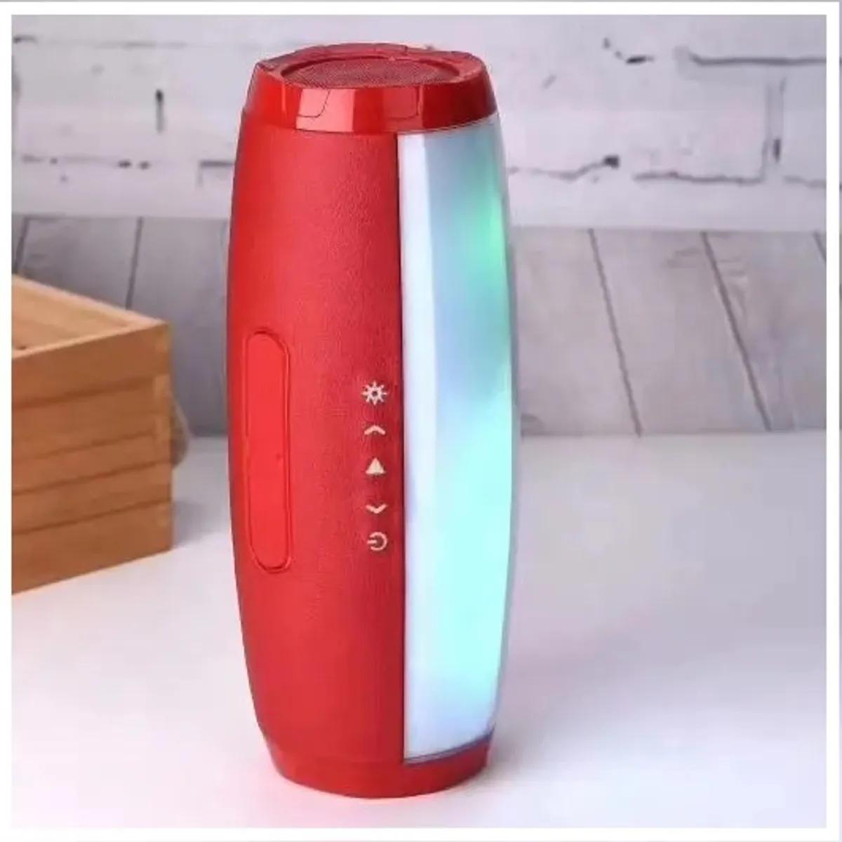 GENERICO - Parlante Portátil Bluetooth Altavoces inalámbricos Waterproof Luz LED Subwoofer 1200 mAh 3hrs