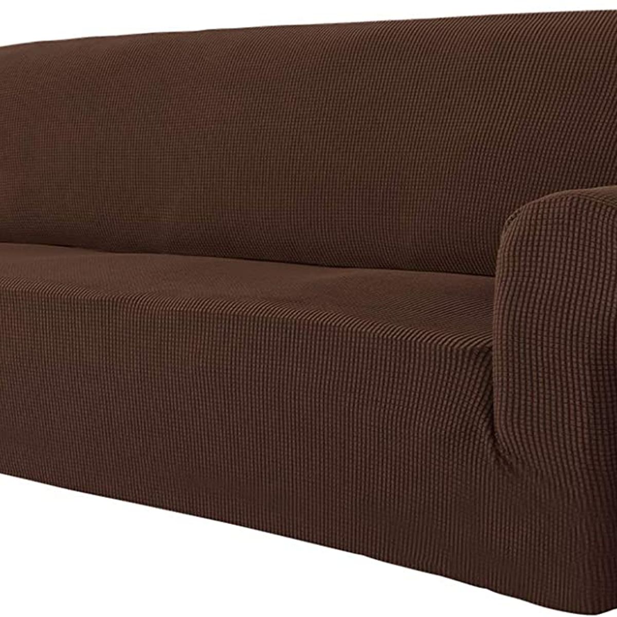 GENERICO - FUNDA CUADRILLE CAFE PARA SILLON DE 4 CUERPO 235- 310 CM
