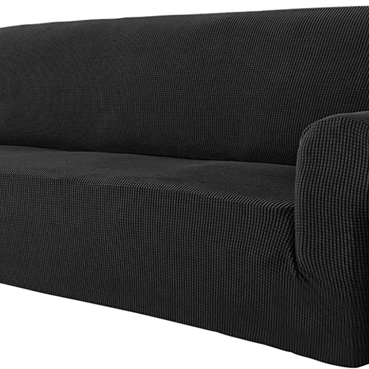 GENERICO - FUNDA CUADRILLE NEGRO PARA SILLON DE 4 CUERPO 235- 310 CM
