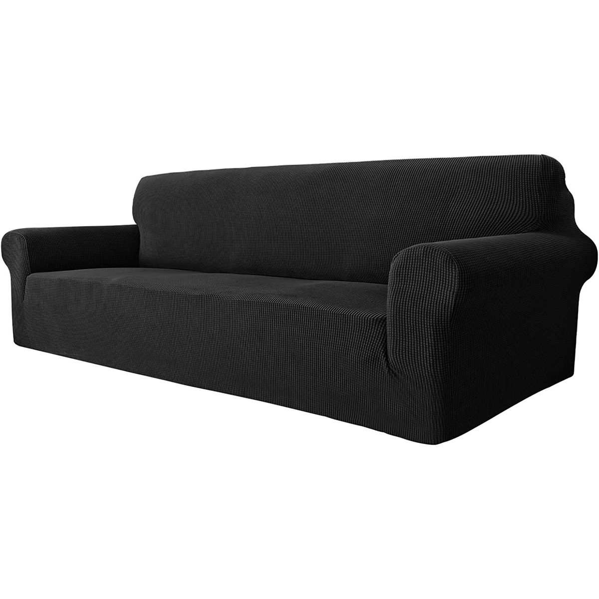 GENERICO - FUNDA CUADRILLE NEGRO PARA SILLON DE 4 CUERPO 235- 310 CM