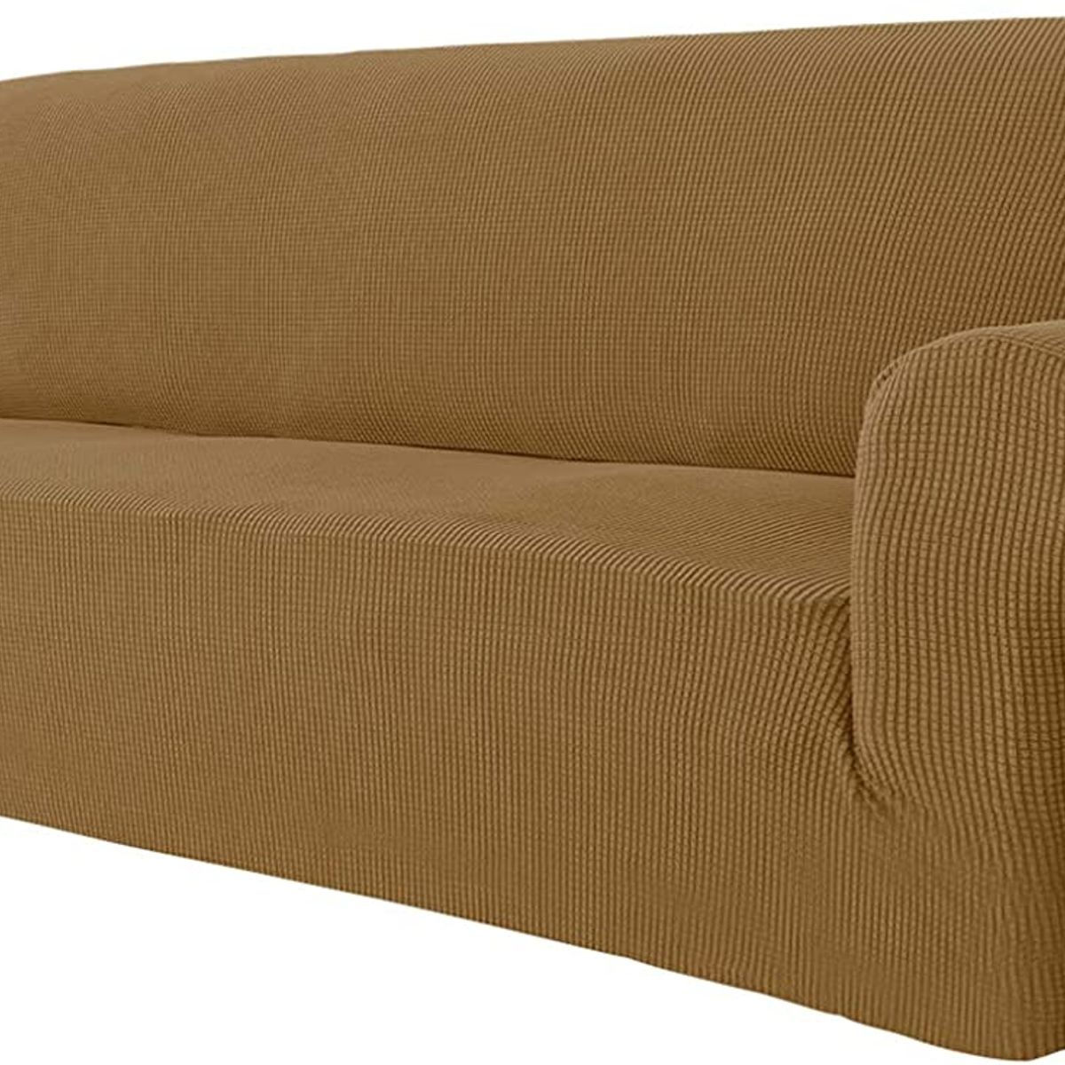 GENERICO - FUNDA CUADRILLE BROWN PARA SILLON DE 4 CUERPO 235- 310 CM