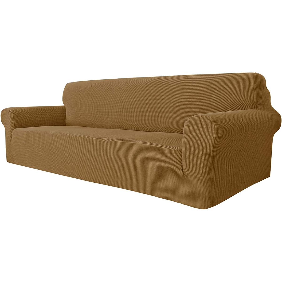 GENERICO - FUNDA CUADRILLE BROWN PARA SILLON DE 4 CUERPO 235- 310 CM