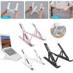 GENERICO - Soporte Elevador Notebook Base Plegable Portátil Blanco