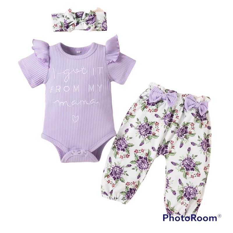 ANGO - Conjunto 3 Pcs lila I GOT IT FROM MY MAMA