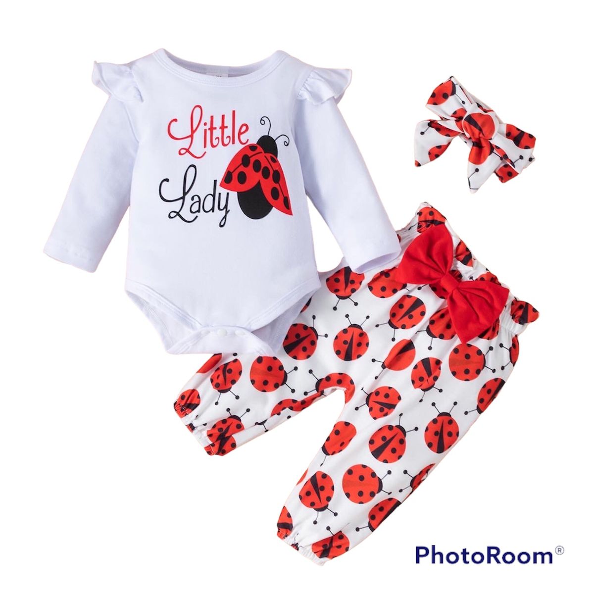 ANGO - Conjunto 3 Pcs LADY BUG