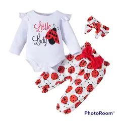 ANGO - Conjunto 3 Pcs LADY BUG