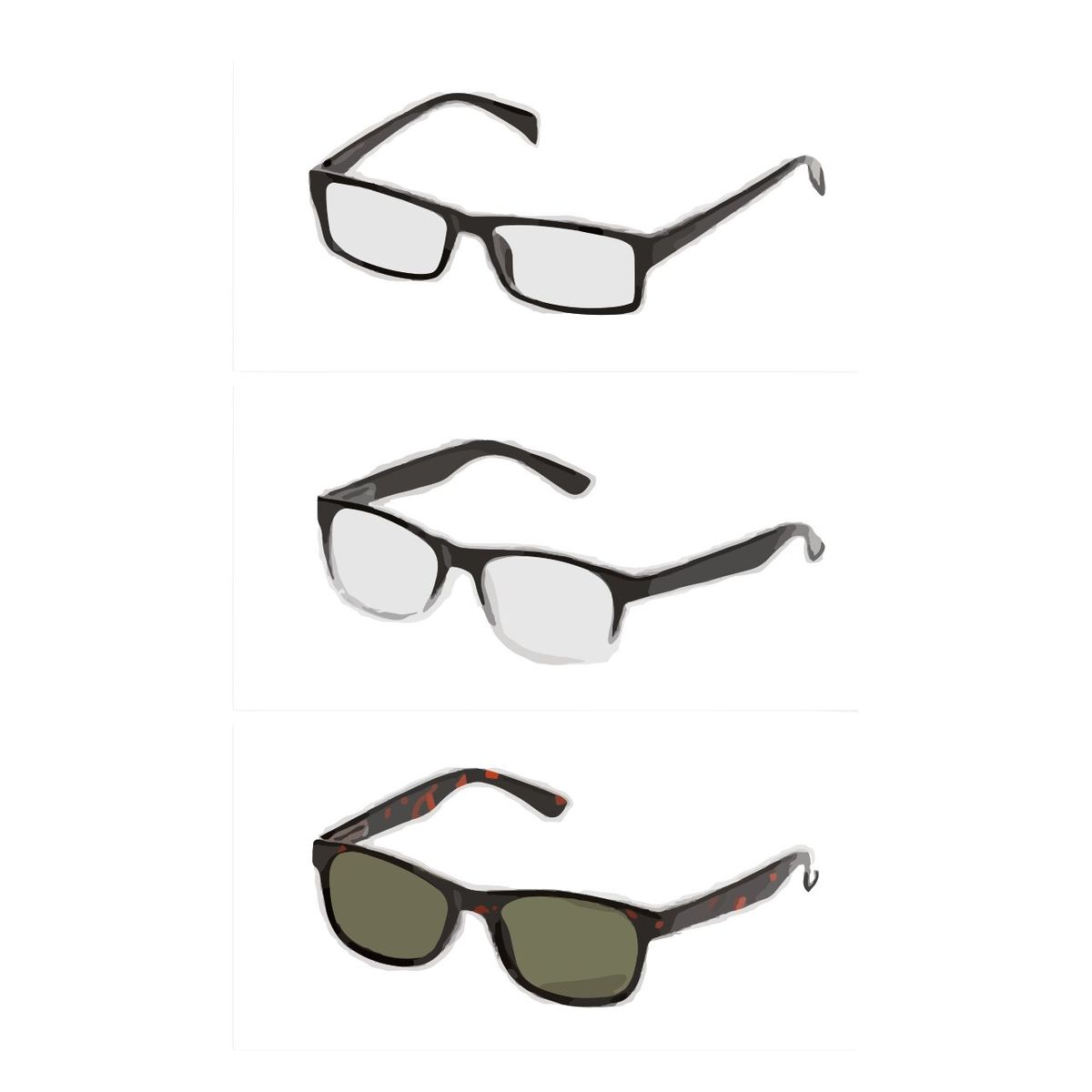 ONE POWER READERS - One Power Readers Set Negro