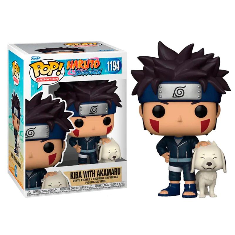FUNKO - Funko Pop Kiba With Akamaru N°1194 Naruto Shippuden