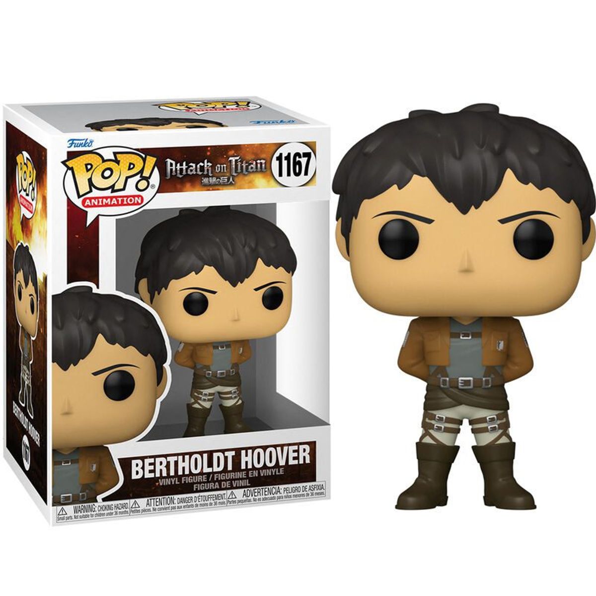 FUNKO - Funko Pop Bertholdt Hoover N°1167 Attack on Titan