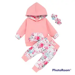 ANGO - Conjunto Bebé Niña Flores Damasco