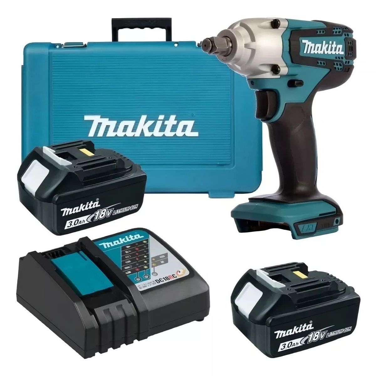MAKITA - Llave De Impacto Inalámbrica Makita 18v 190 Nm Dtw190rfe