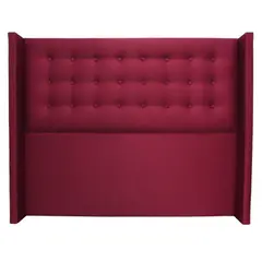 GENERICO - Respaldo para Cama 2 plazas botones francia lino burdeos