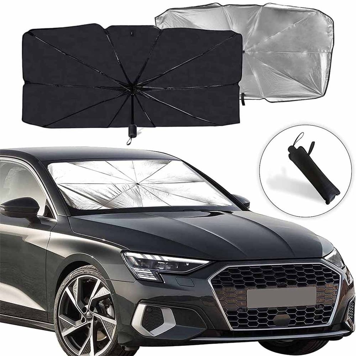 GENERICO - Quita Sol Para Sol Tipo Sombrilla Paragua Tapa Sol Multiuso