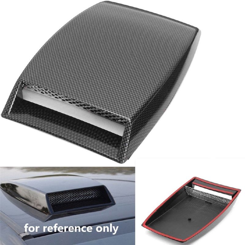 GENERICO - Toma De Aire Capot Adhesiva Fibra Auto Tuning Universal