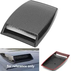 GENERICO - Toma De Aire Capot Adhesiva Fibra Auto Tuning Universal