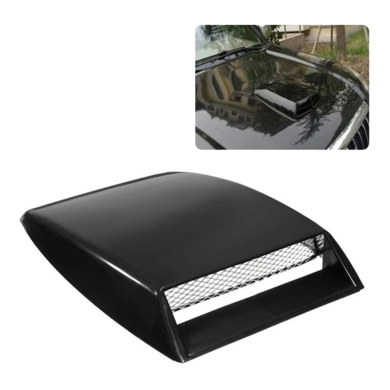 GENERICO - Toma De Aire de Capot Adhesiva Negro Auto Tuning Universal