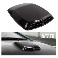 GENERICO - Toma De Aire Capot Adhesiva Auto Tuning Mediana Negro