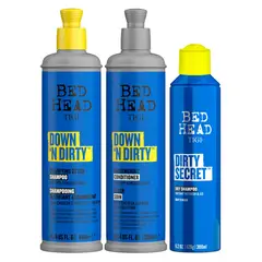 BED HEAD DE TIGI - Set Detox Down N Dirty Shampoo y Acondicionador