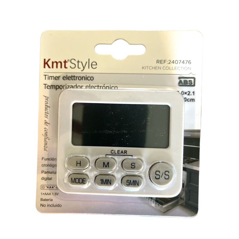 GENERICO - Temporizador Cronómetro Digital Grande Cocina Electrónico