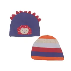 PILLIN - Pack Gorros 2 Pcs Bebé Niño Multicolor Pillín