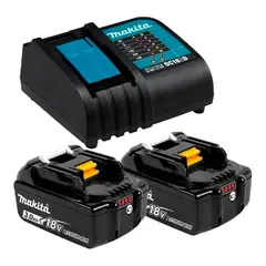 MAKITA - Kit Cargador + 2 Baterías 3.0ah 18v BL1830
