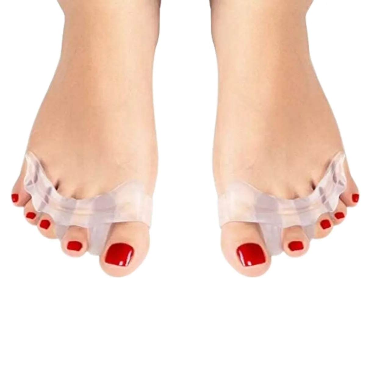 GENERICO - Par Separador de Dedos Pie Silicona Para Juanetes