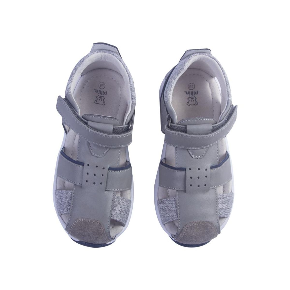 PILLIN - Sandalias Bebe Niño Gris Pillin PILLIN