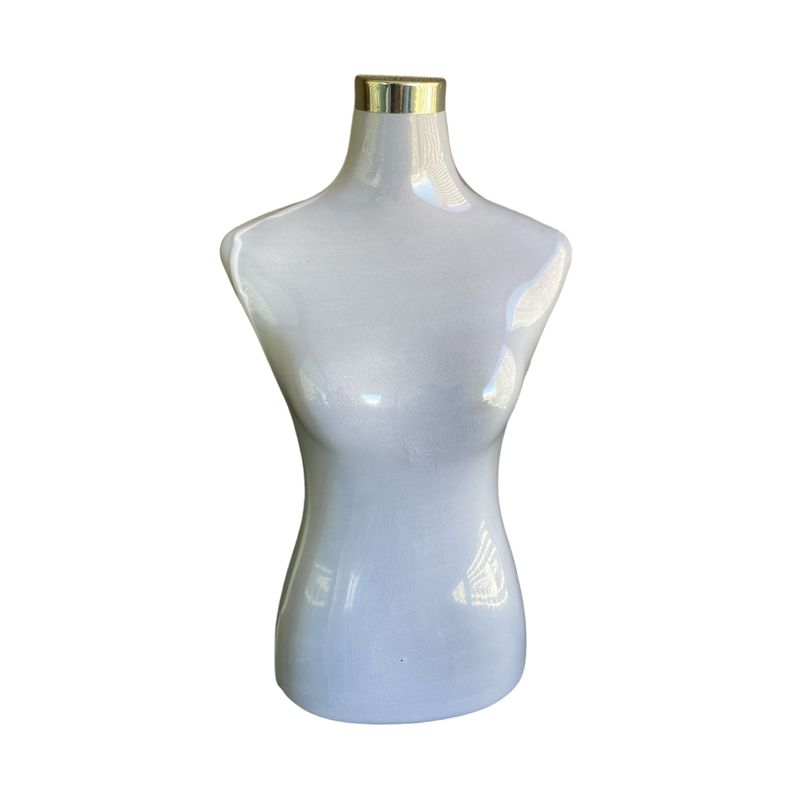 GENERICO - Torso Maniquí Busto De Dama Blanco Para Exhibir Prendas