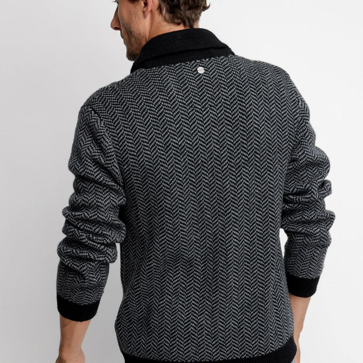 FEROUCH - Cardigan Montana Negro Ferouch