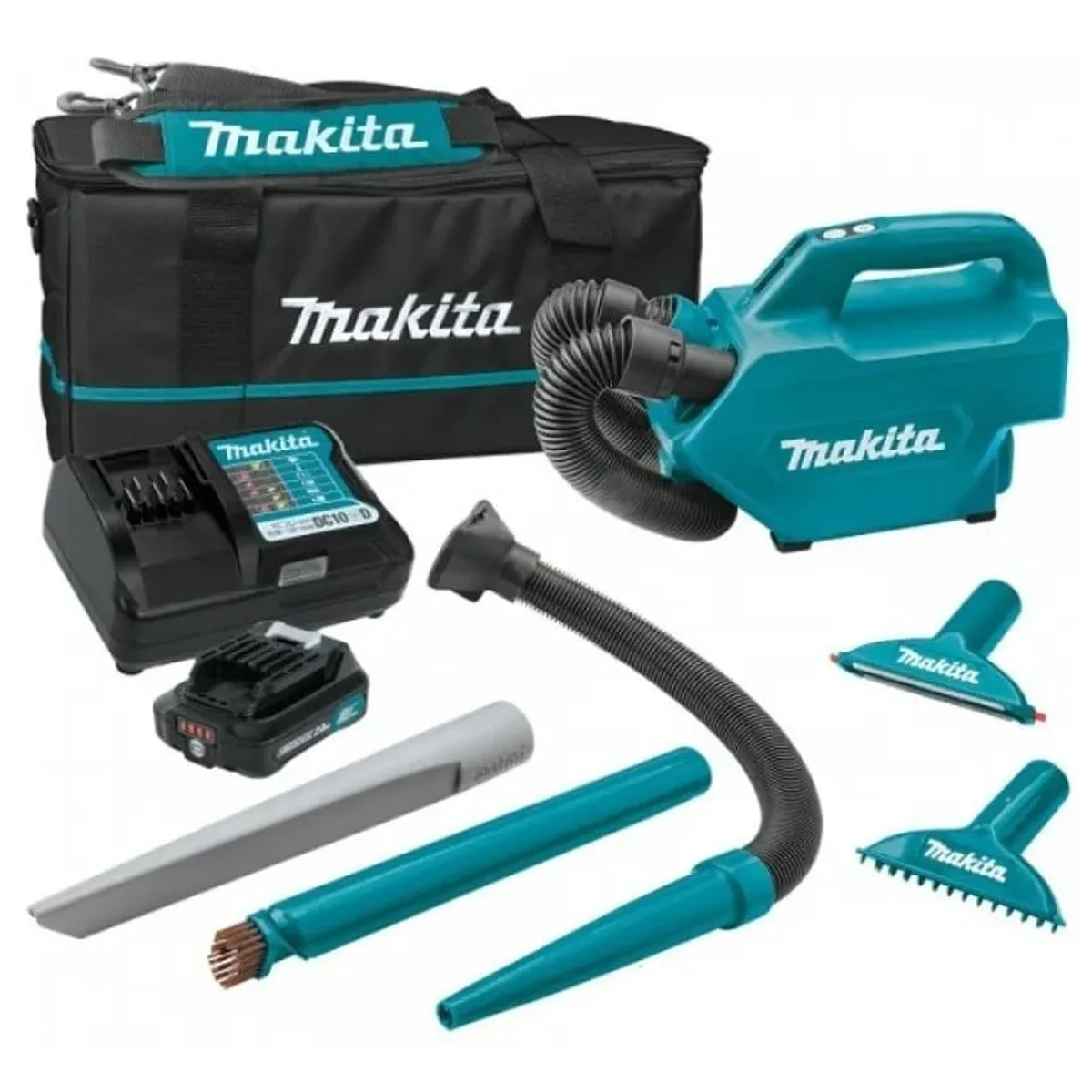 MAKITA - Aspiradora Inalámbrica Portátil 12v Makita Cl121dwa + Acc