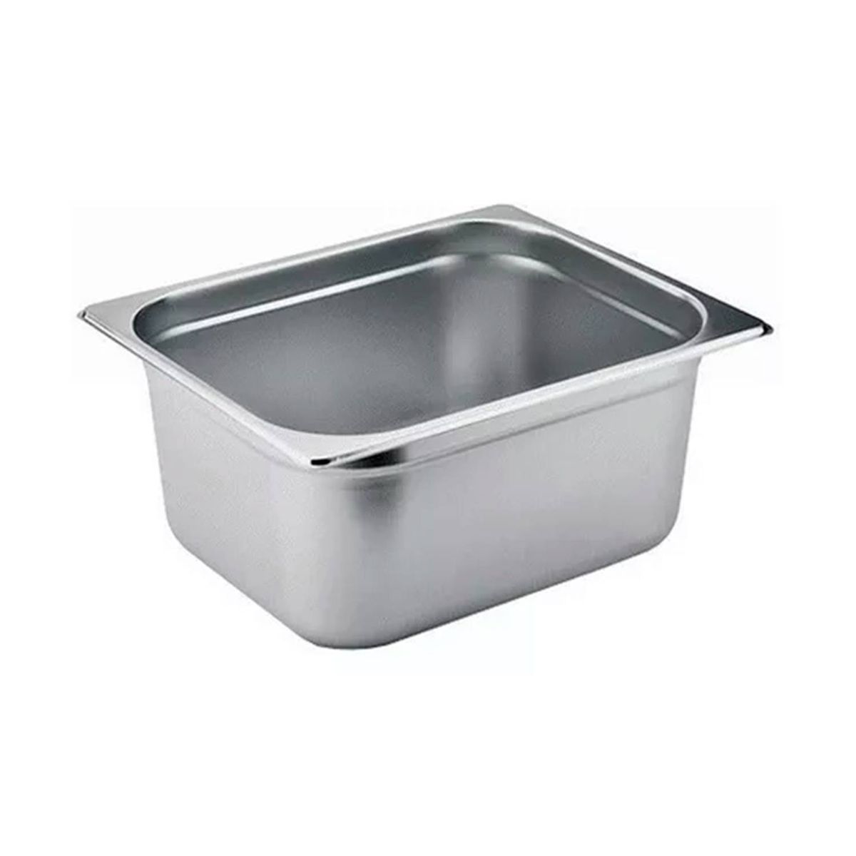 GENERICO - Deposito Gastronomico Acero Inox 1/2 15 Cm Con Tapa(32x26)