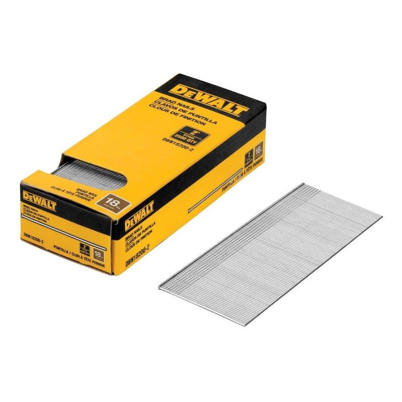 DEWALT - Caja De 2500 Clavos De Puntilla 2  18ga Dewalt Dbn18200-2