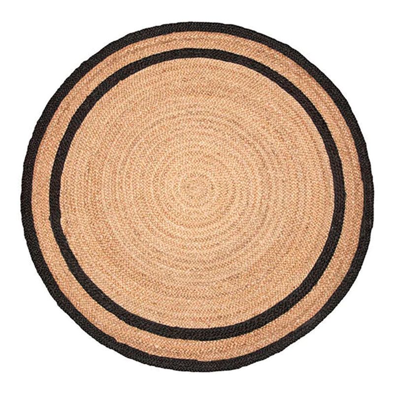 BAZHARS - Alfombra Redonda Yute 150X150 cm Nav Bk 735 Bazhars