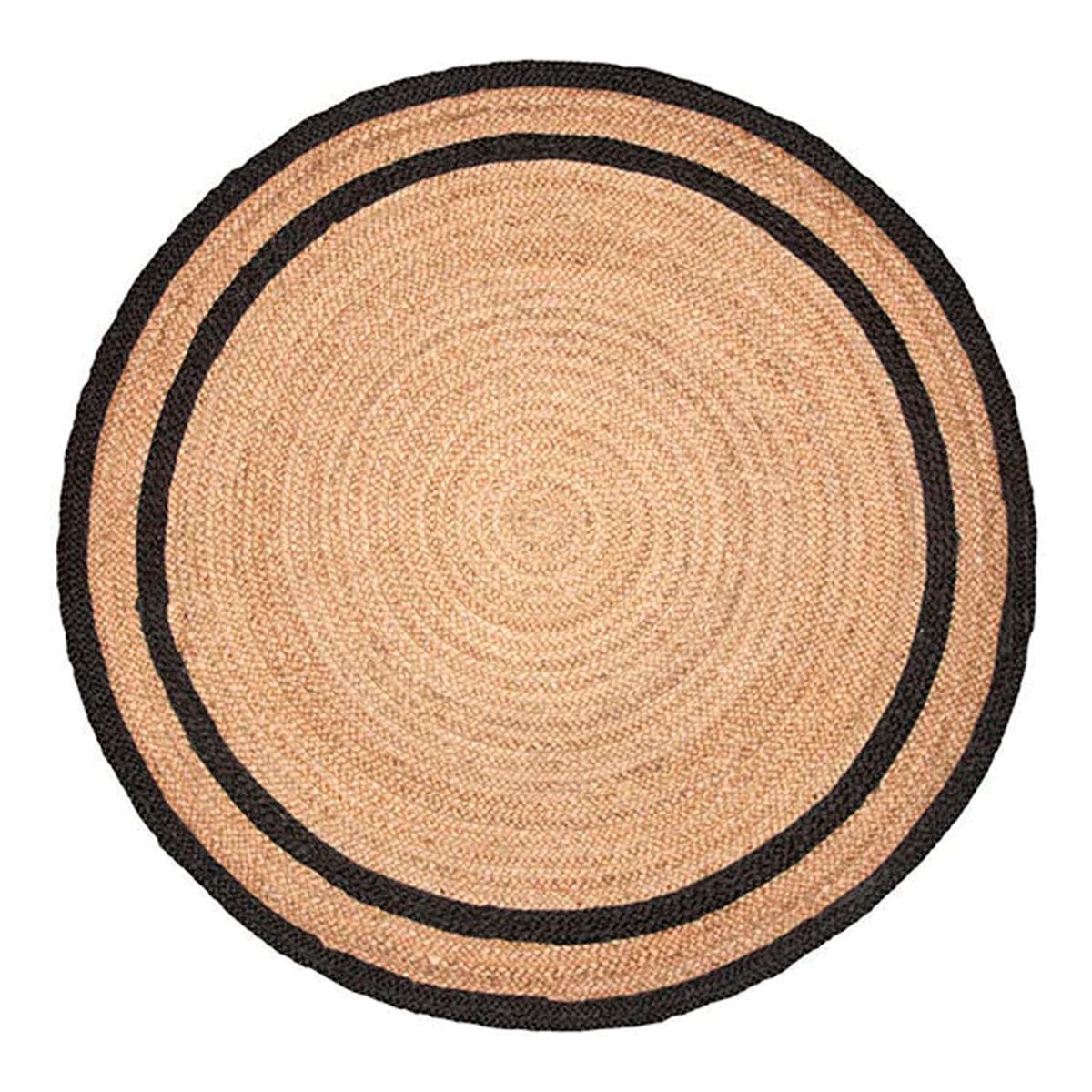 BAZHARS - ALFOMBRA REDONDA BAZHARS YUTE 150X150 CM NAV BK 735