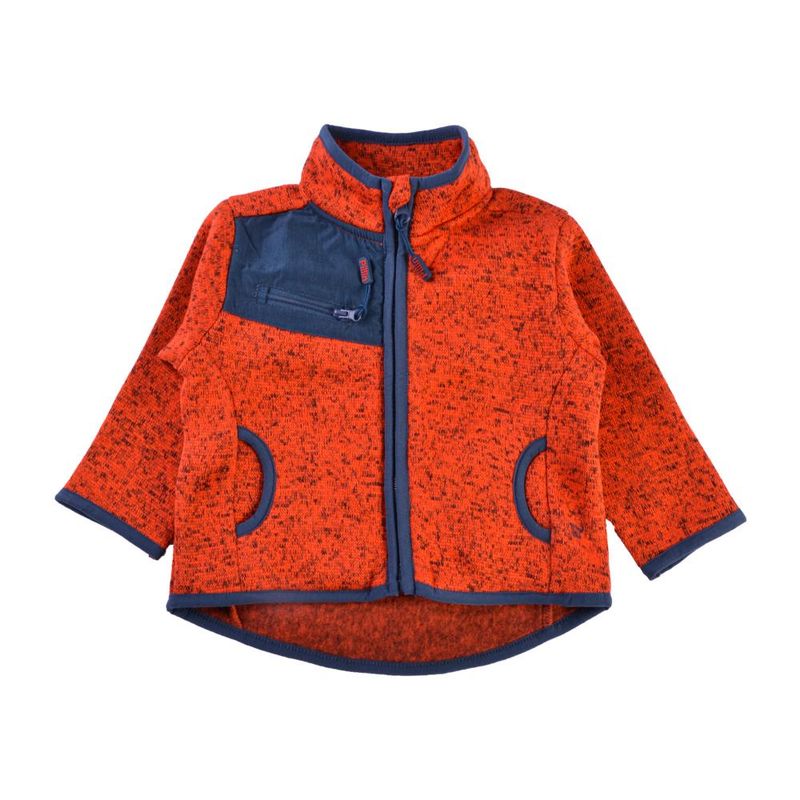 PILLIN - Polerón Polar Básico Bebé Niño Naranja Pillin - Naranjo